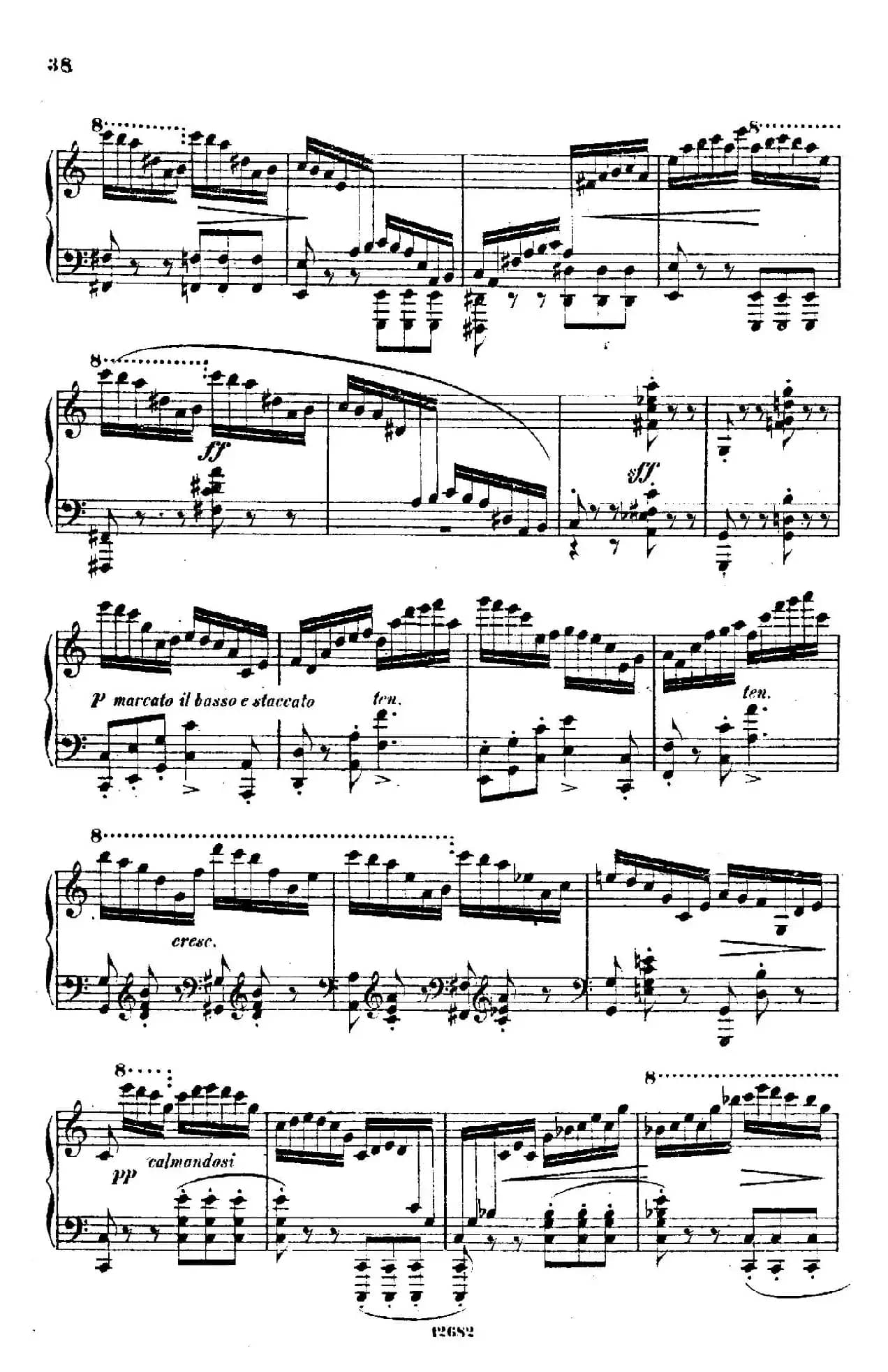 Douze Etudes de Salon Op.5(12首沙龙练习曲·7)