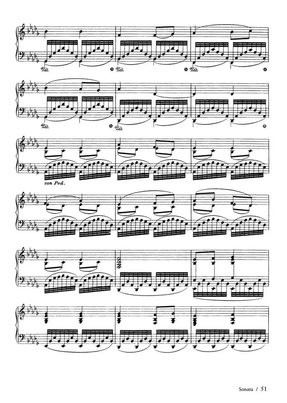 Piano Sonata in F Maj Op·12（F大调钢琴奏鸣曲·第二乐章）