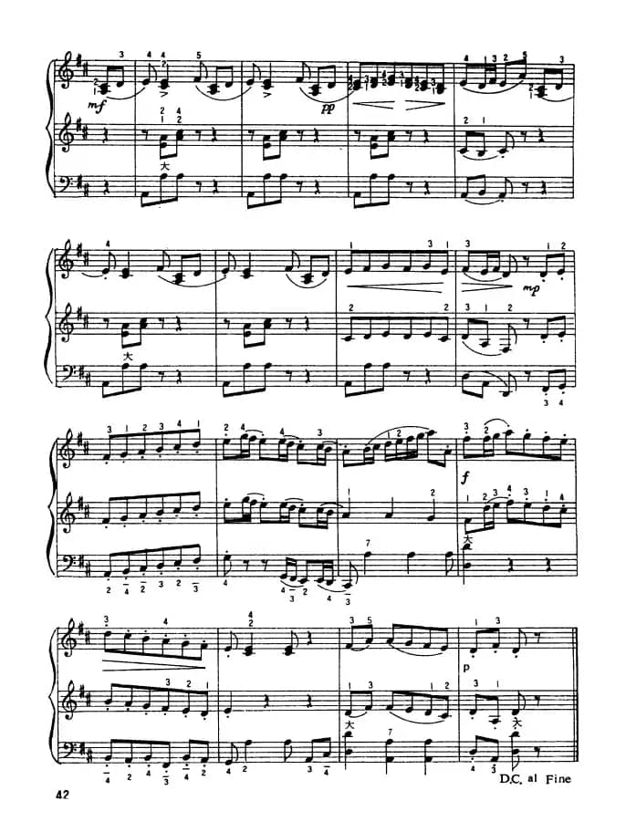 小步舞曲（二重奏）