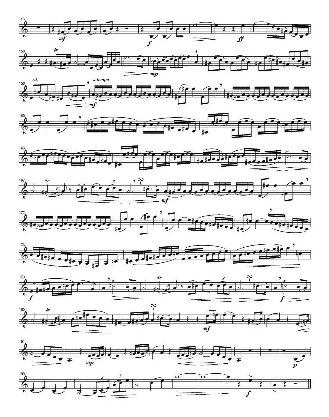 Arpeggione Sonata（小号谱）