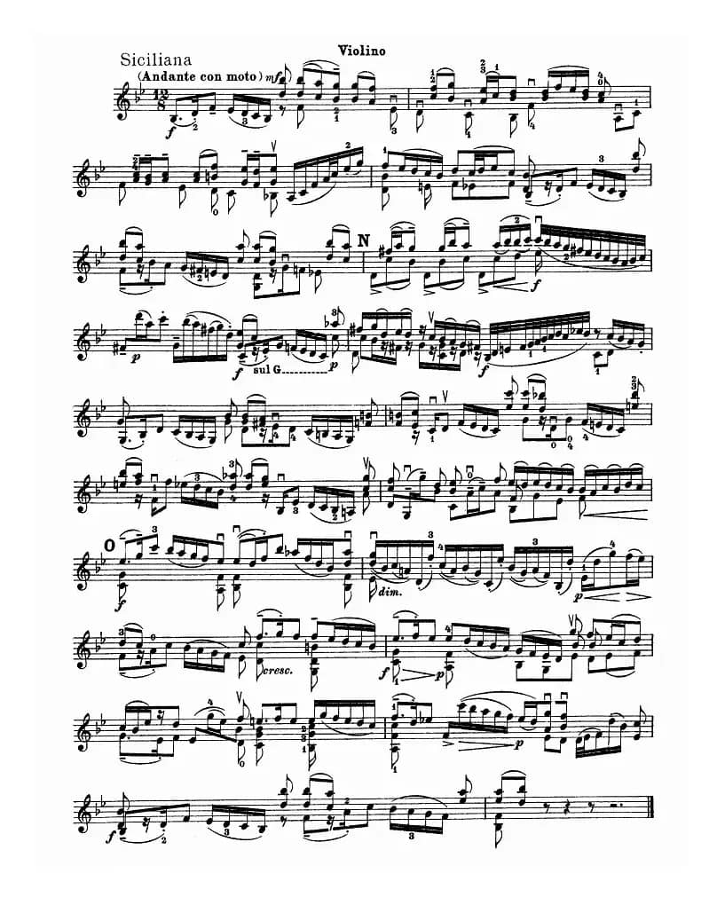 巴赫小提琴协奏曲（一）