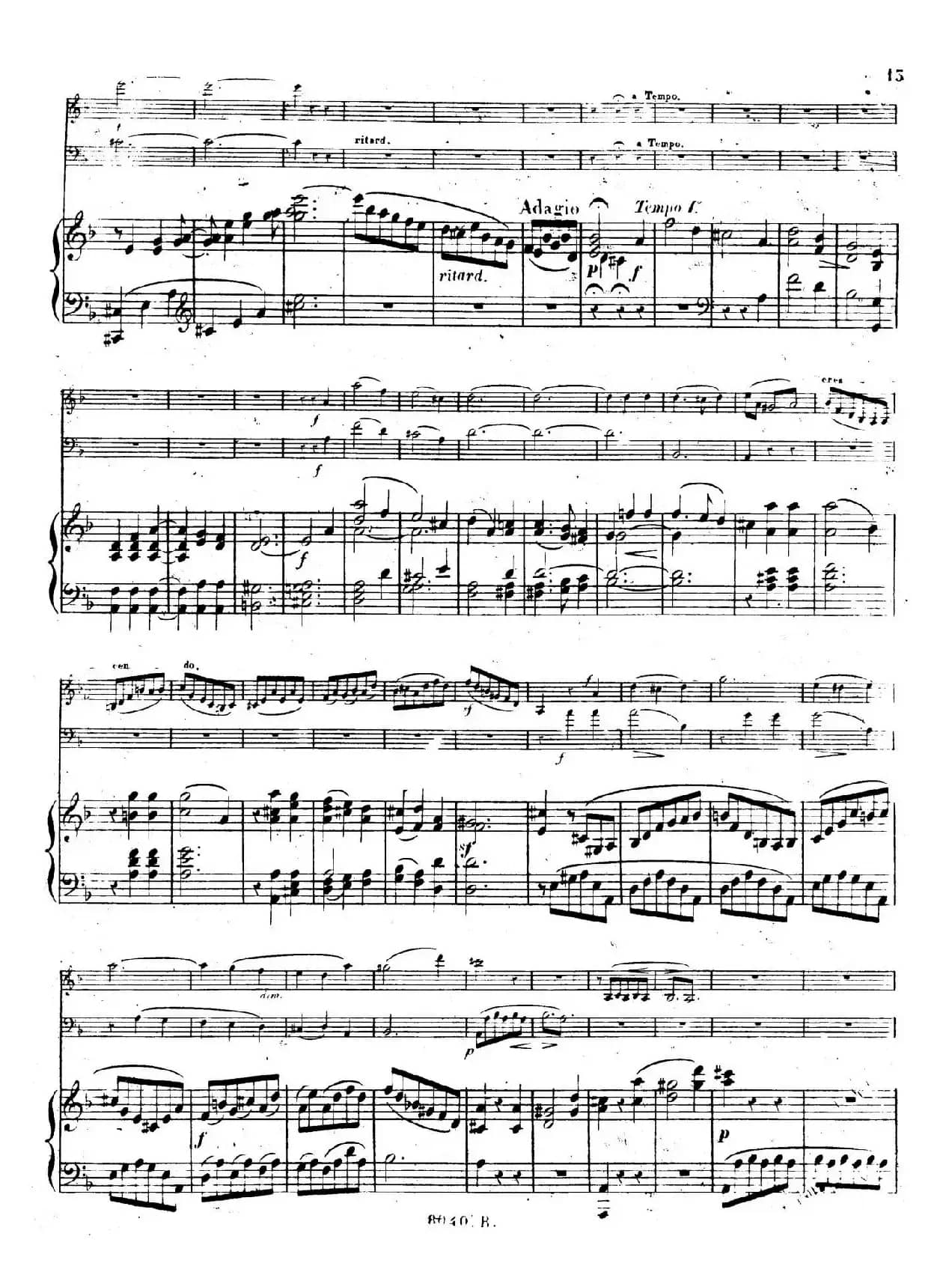 Piano Trio No.1 in d Minor Op.49（d小调第一钢琴三重奏·第一乐章）