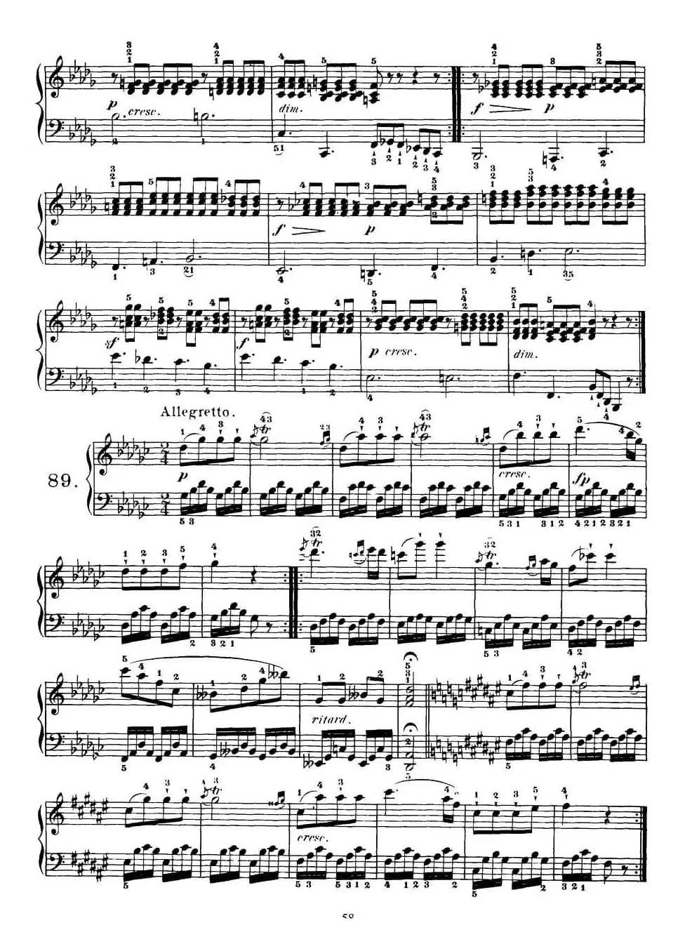 Czerny - 100 Progressive Studies Op.139（84—90）