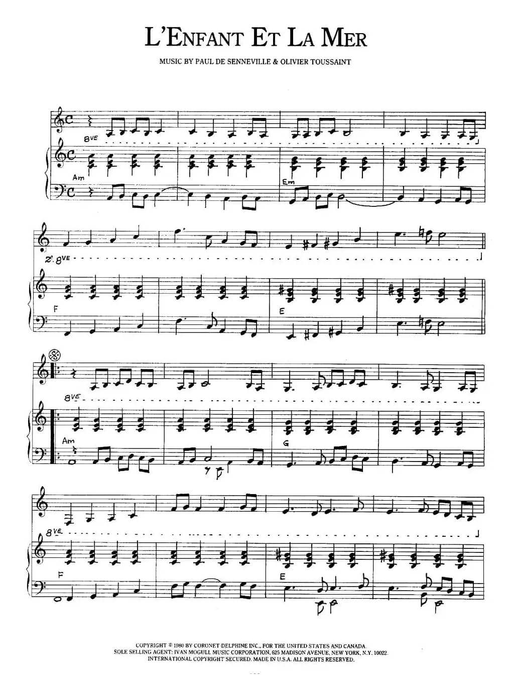 L'Enfant Et La Mer