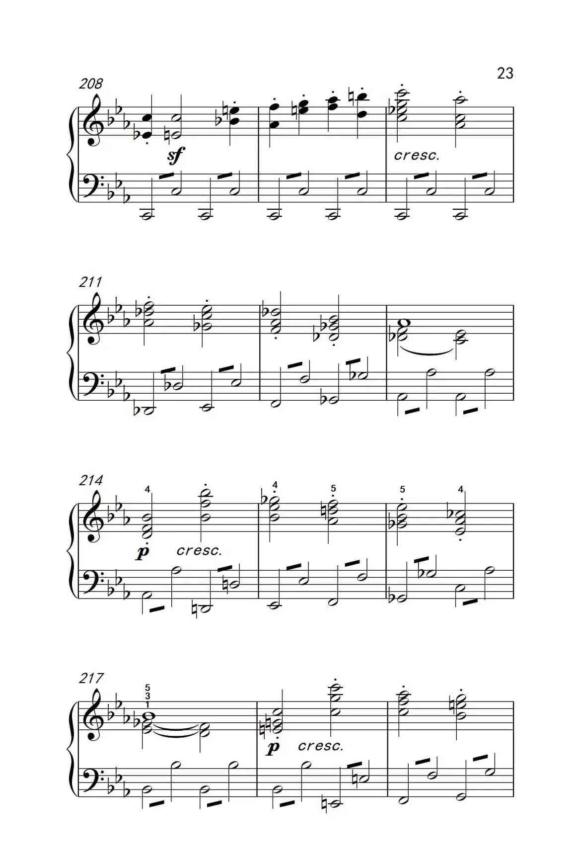 第八钢琴奏鸣曲（悲怆） 极慢的慢板序奏转辉煌的快板