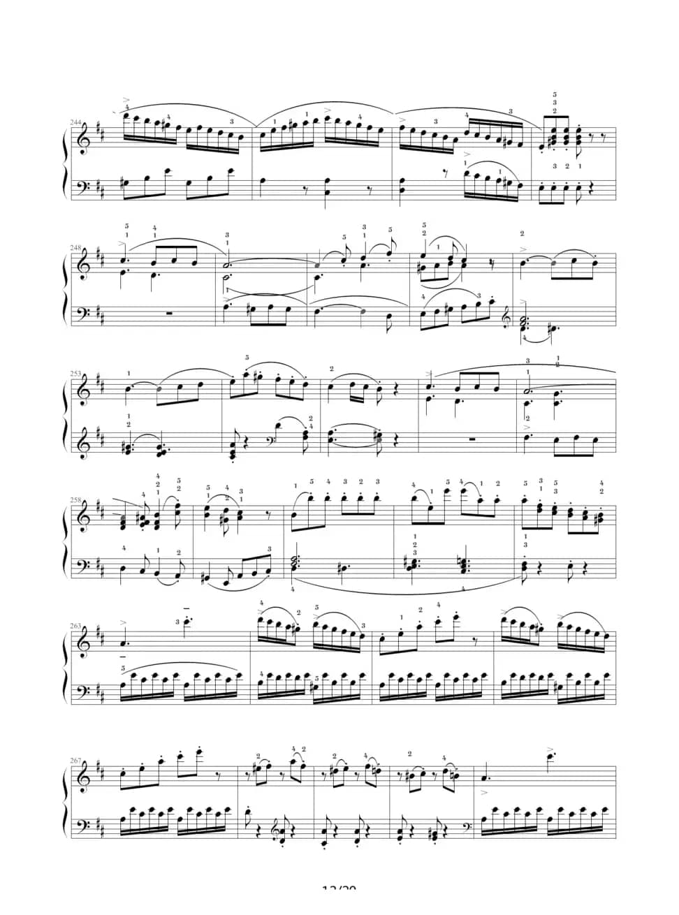 D大调奏鸣曲K.311（完整版）