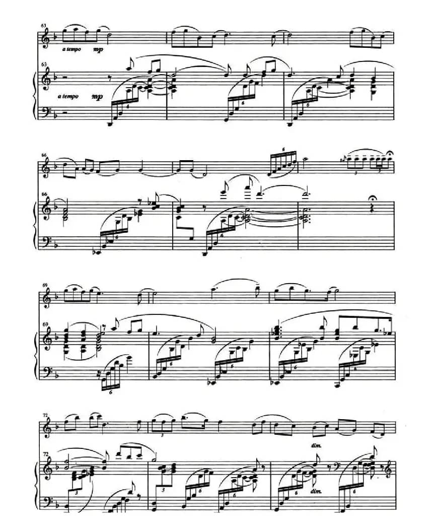 金色的秋天（小提琴+钢琴伴奏）