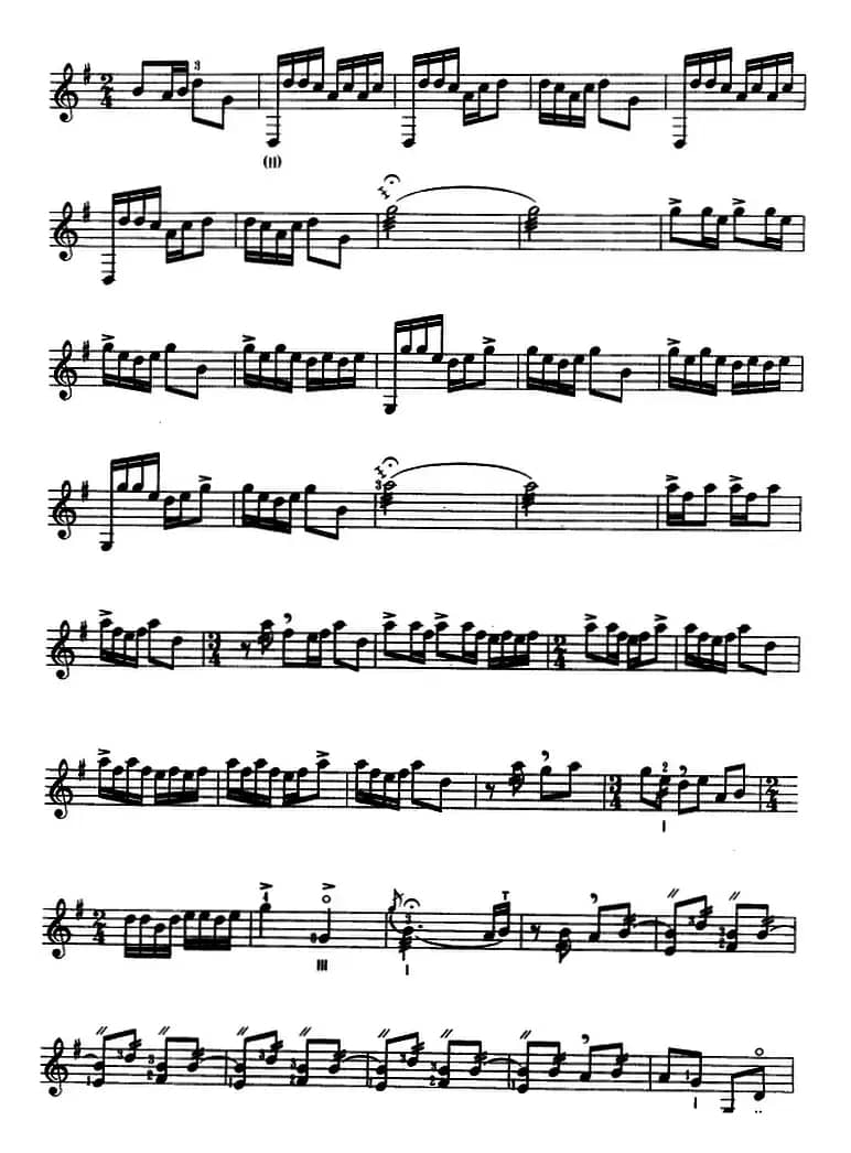 越调（三弦、五线谱）