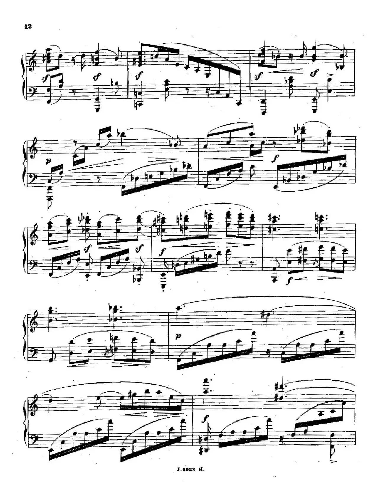 Vier Elegien Op.37（4首悲歌·3）