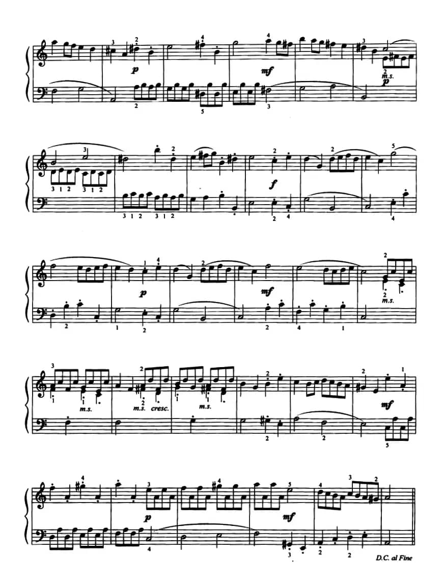 加伏特舞曲（[德]G·泰勒曼作曲版）