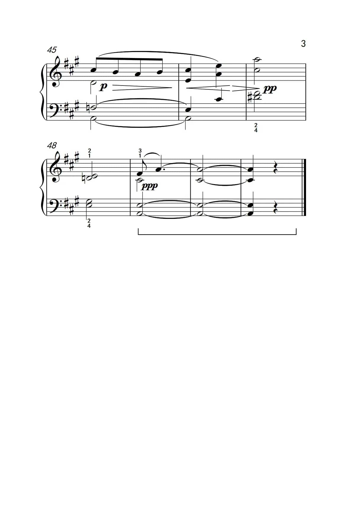 致野玫瑰（约翰·汤普森 成人钢琴教程 第三册）