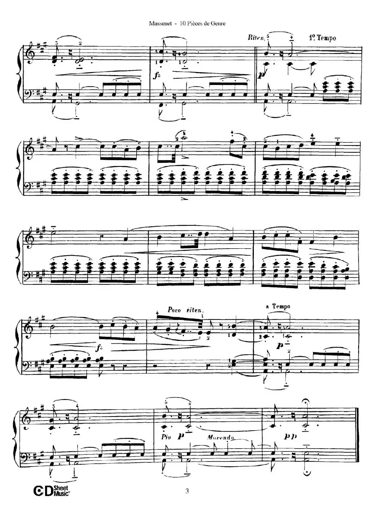 Dix Pièces de Genre Op.10（10首个性小品·Ⅰ）