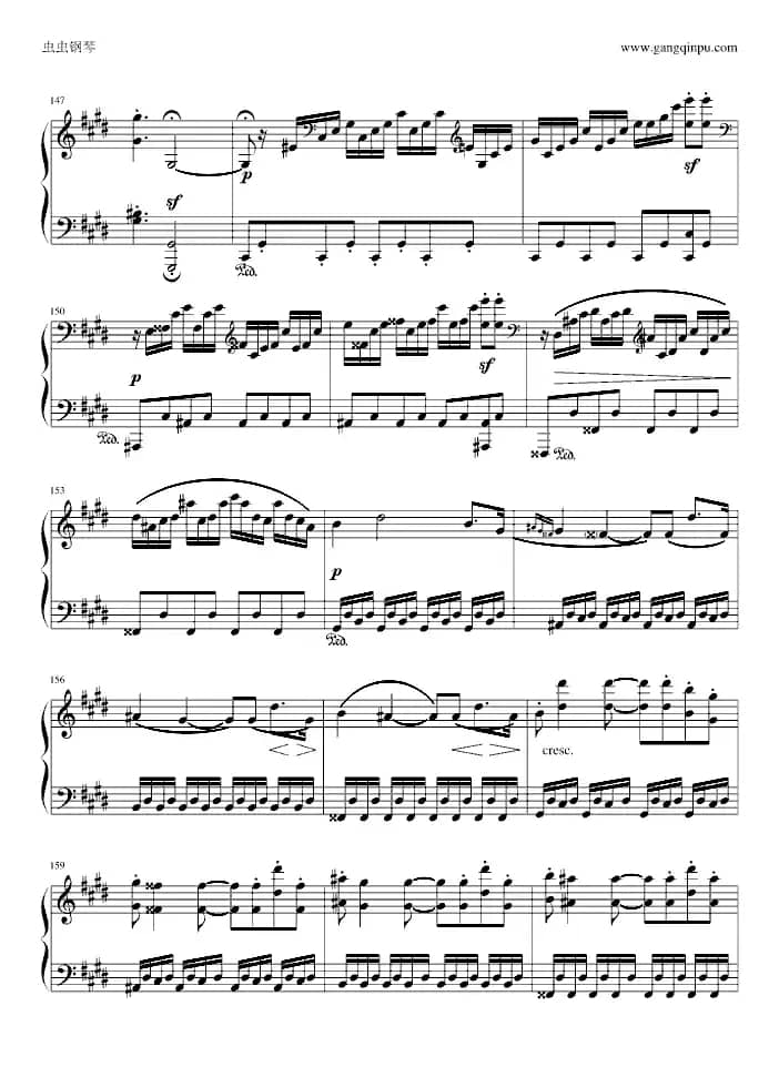 月光奏鸣曲（1，2，3乐章）