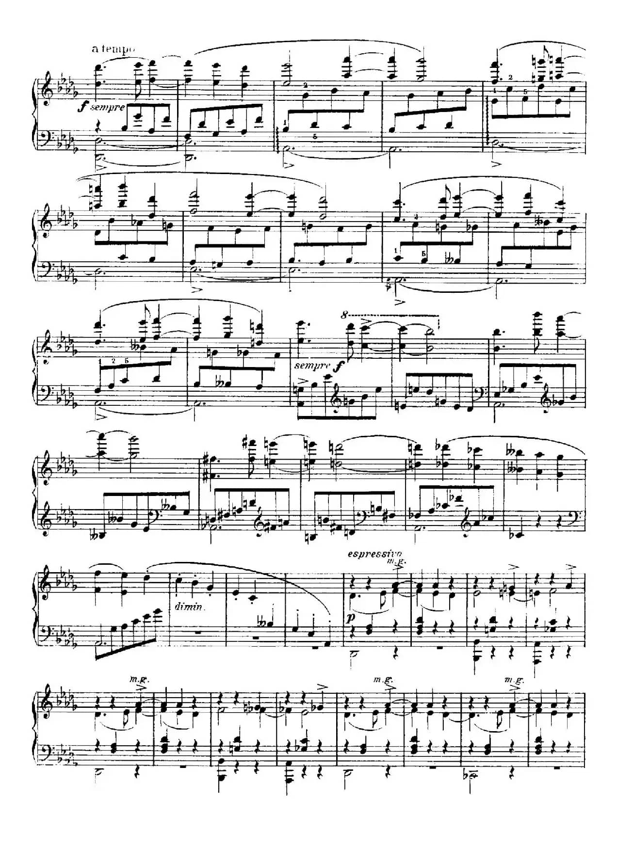 4 Valses Caprice（4首随想圆舞曲）（Op.38 No. 2 in D-flat）