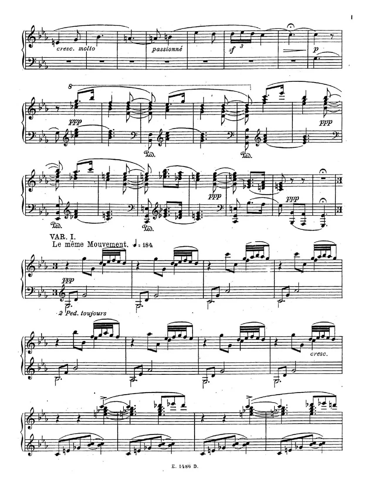 Sonate Romantique Op.3（浪漫奏鸣曲·Ⅰ）