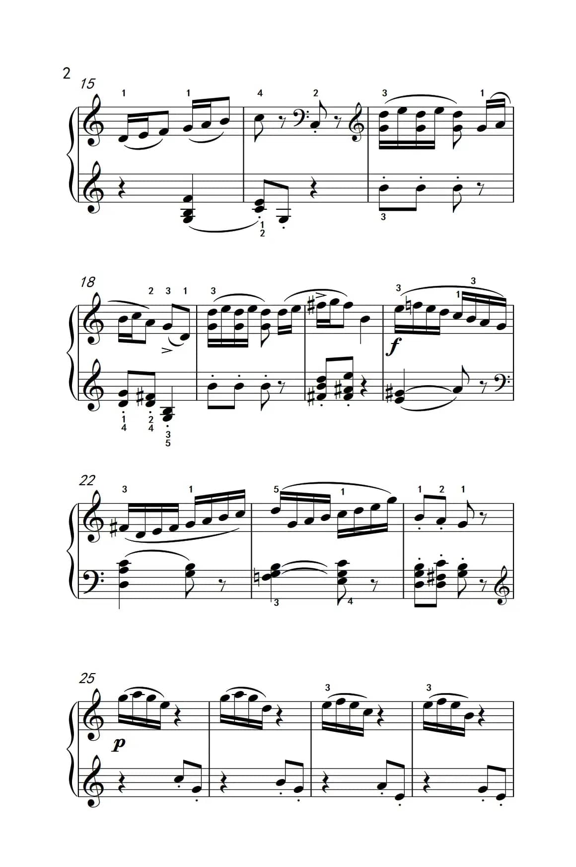 假日的时光（老年大学 钢琴教程 2）