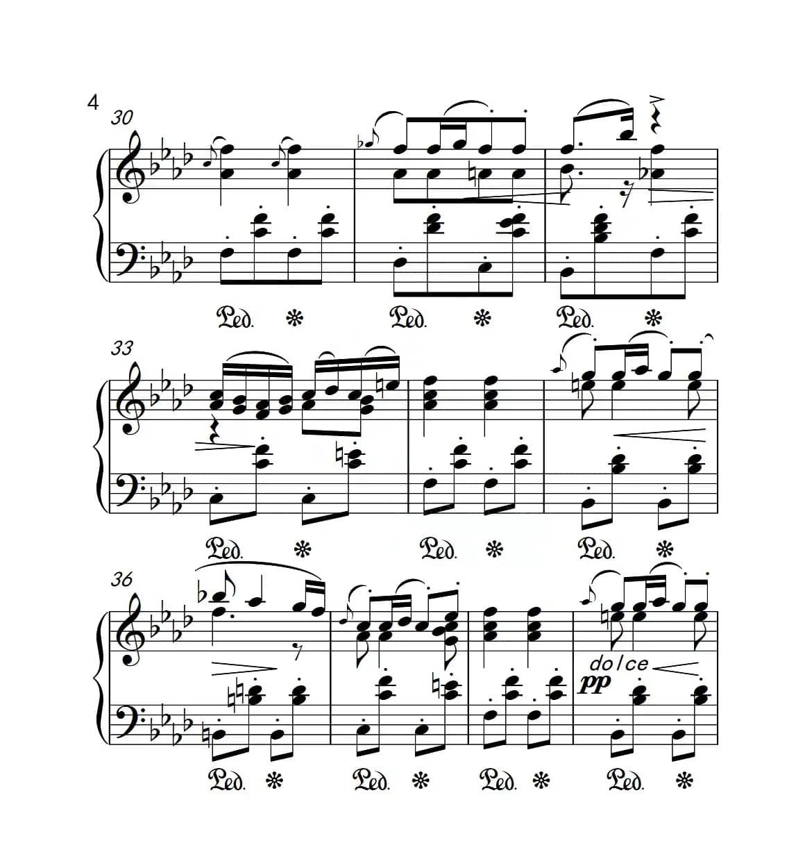 第六级 音乐瞬间（中国音乐学院钢琴考级作品1~6级）