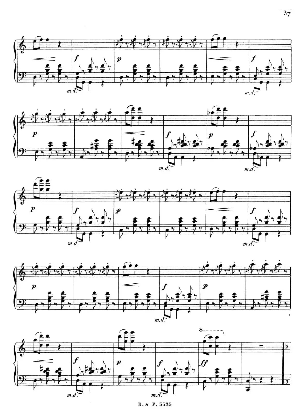 F大调第四圆舞曲 Valse No.4 （Op.90）