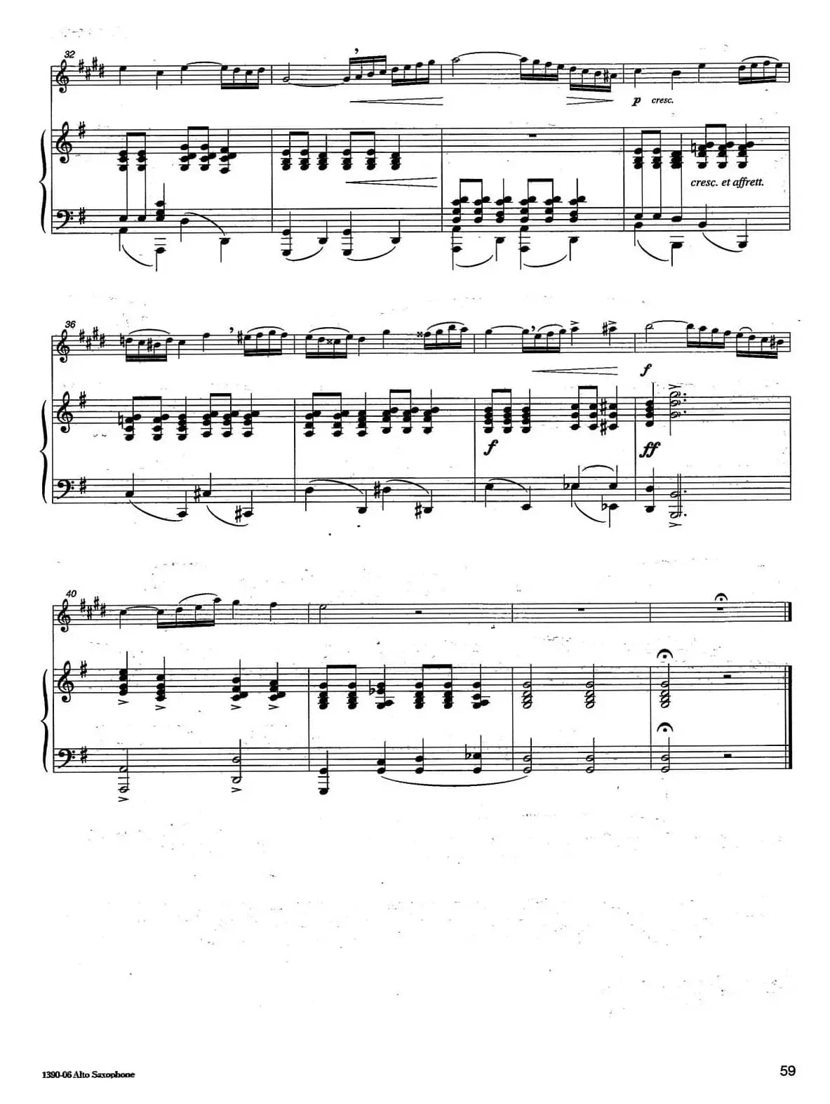 Andantino（中音萨克所+钢琴伴奏）