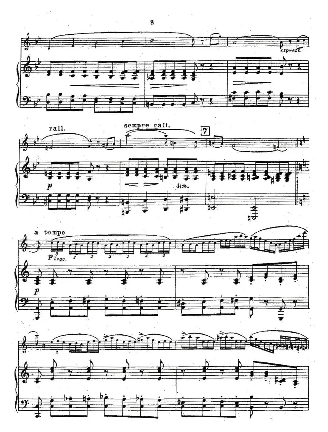 Chaminade Flute Concertino（莎米纳德长笛协奏曲）