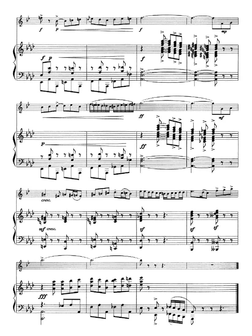 诙谐曲（小号+钢琴伴奏）