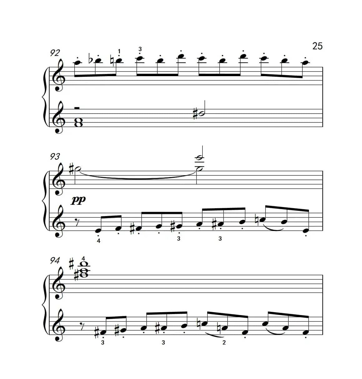 奏鸣曲 Opus 2 Nr.2 第四乐章（贝多芬奏鸣曲集 1）