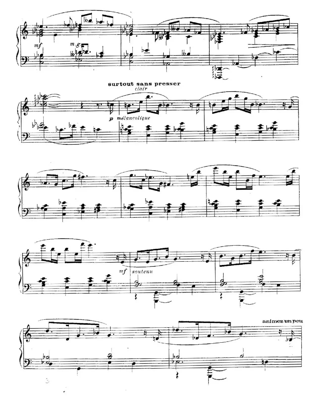 Trois Pieces（3首小品·1）