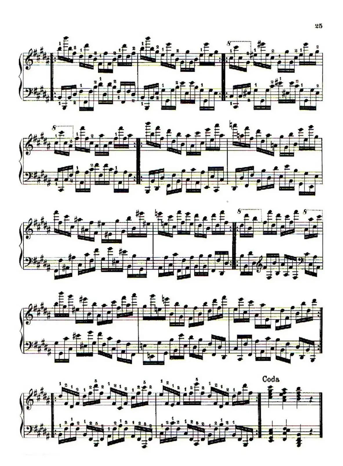 School of the Virtuoso Op.365（60首钢琴高级练习曲·9）