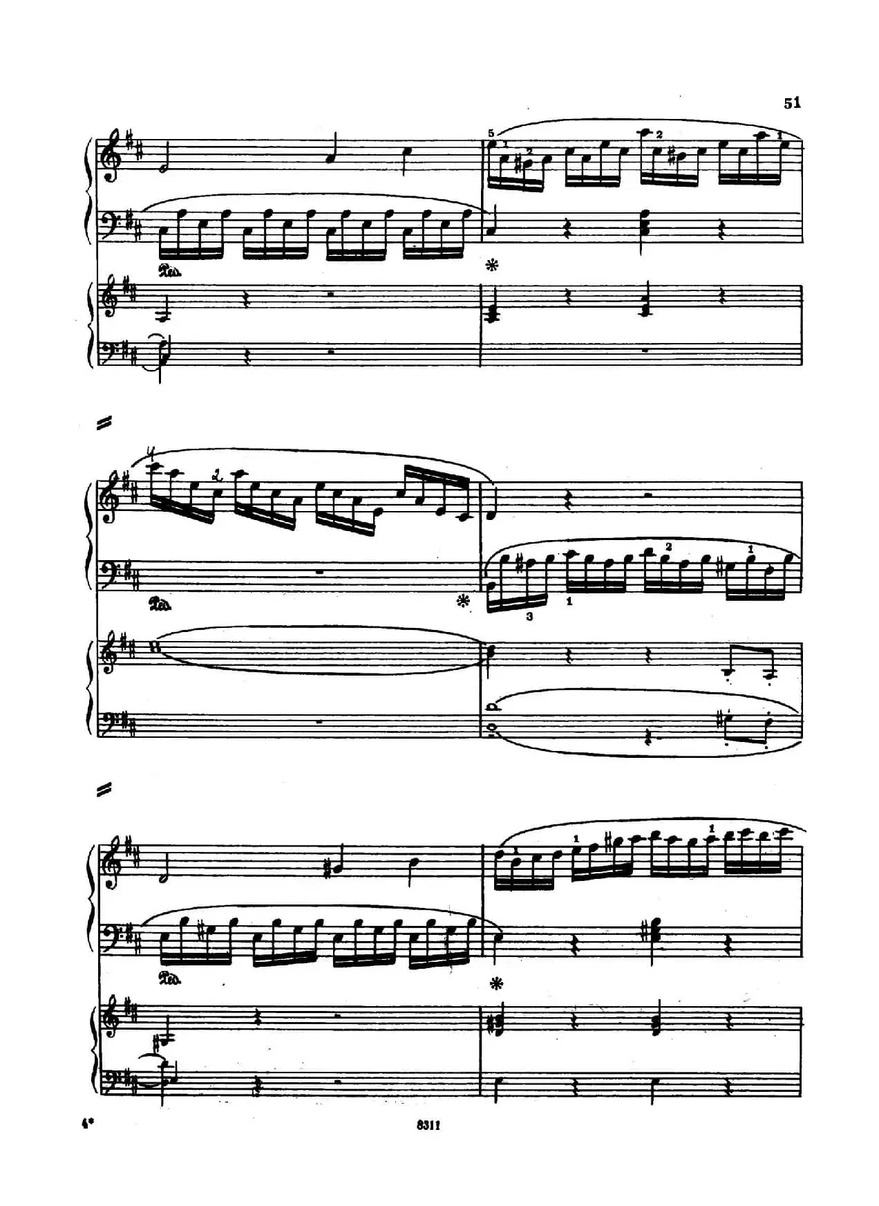 Concerto no 5 K 175 - 2 Piano（Ⅰ）