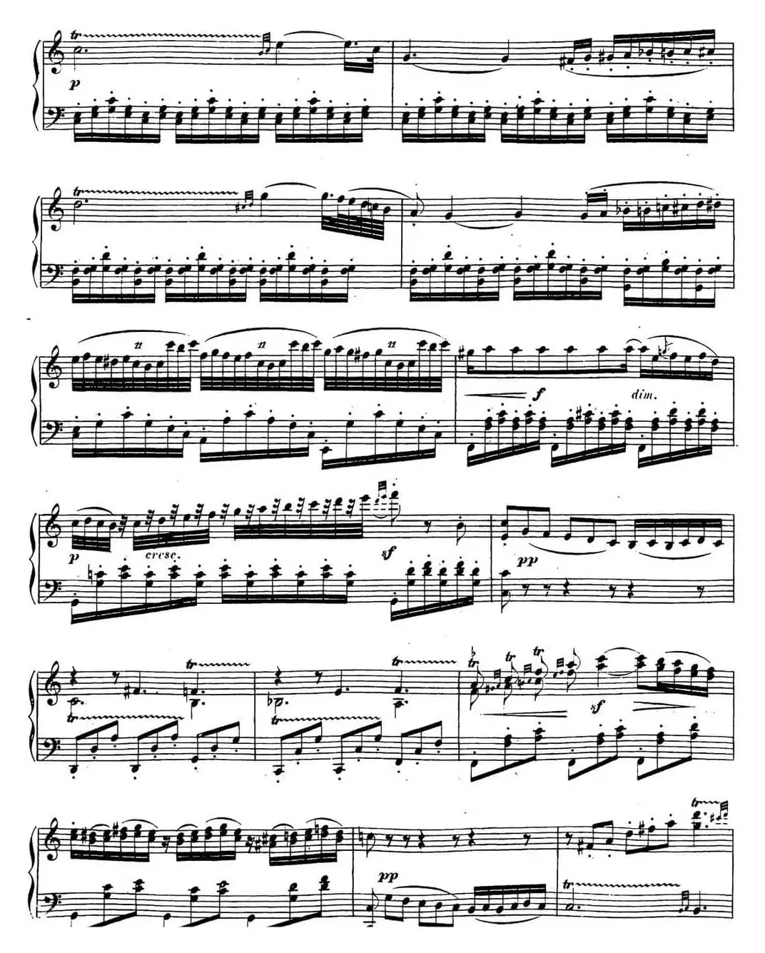 贝多芬钢琴奏鸣曲16 G大调 Op.31 No.1 G major