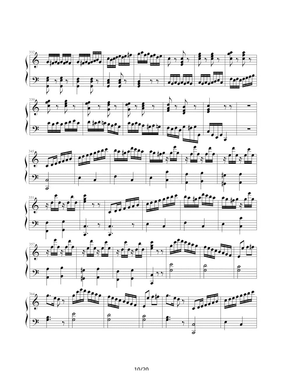 小星星变奏曲—莫扎特