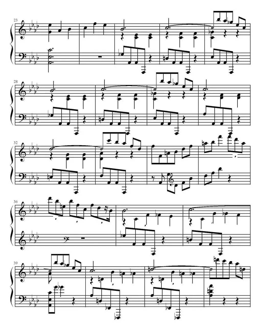 斯克里亚宾华尔兹Op.38（Scriabin Valse Op.38）