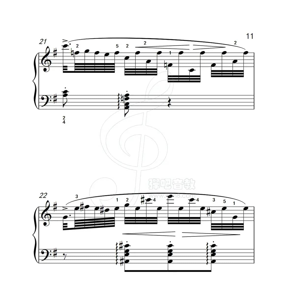 练习曲 58（克拉莫钢琴练习曲60首）