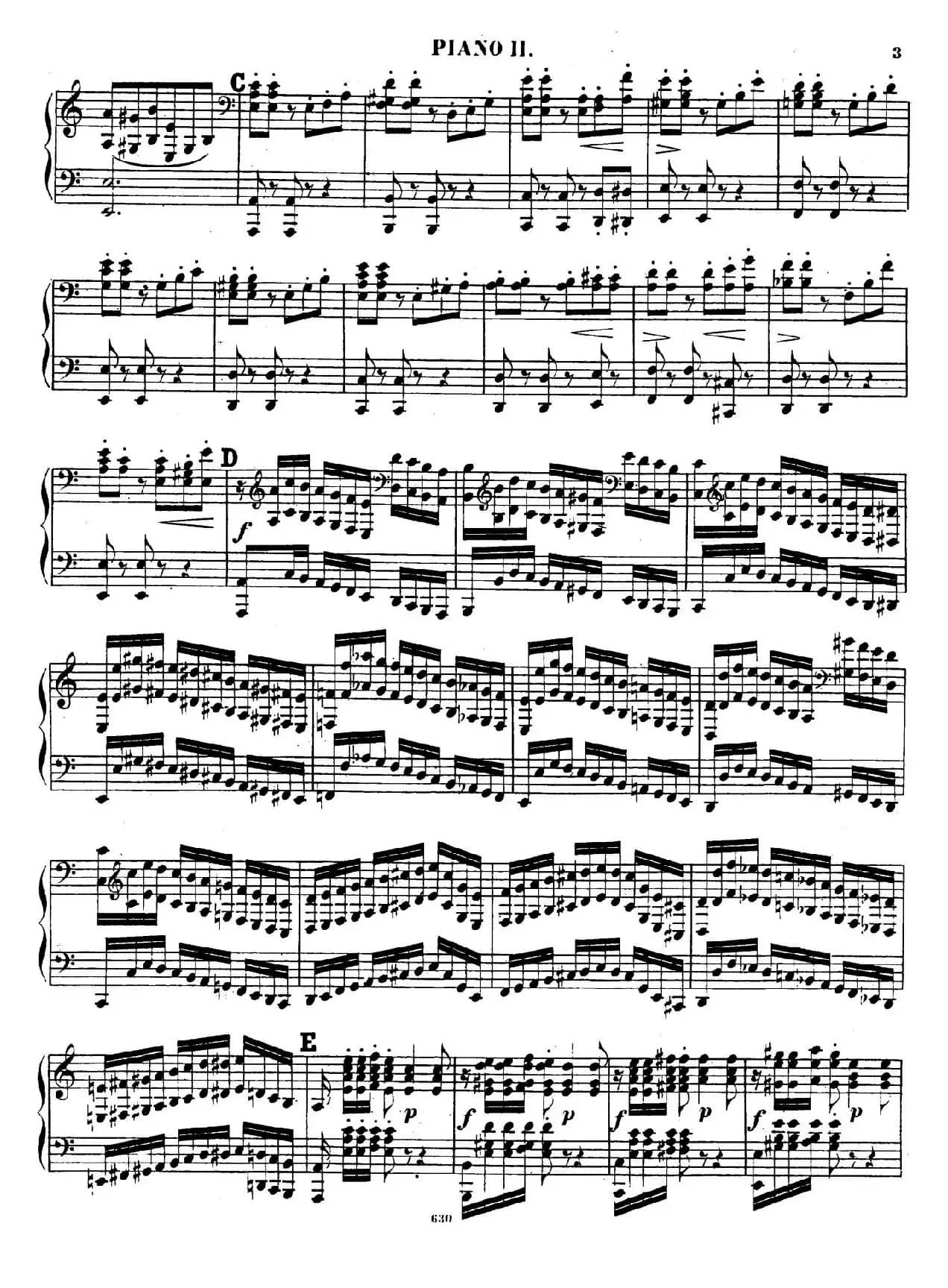 Chaconne for 2 Pianos Op.150（双钢琴第二钢琴）