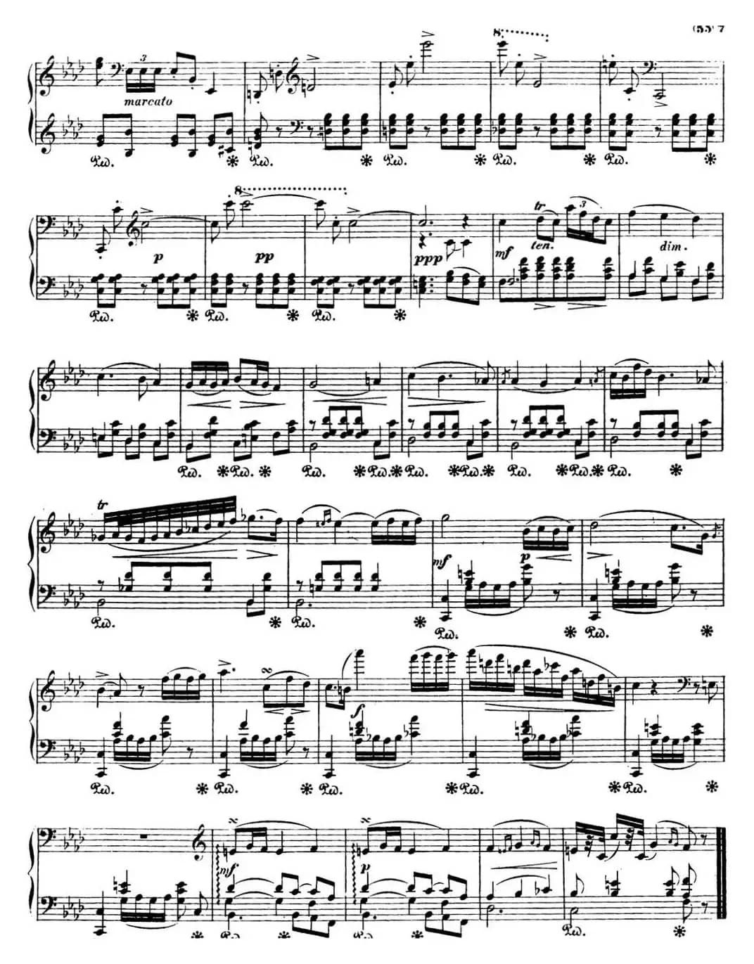 肖邦 波兰舞曲 Op.posth.71 No.3 f小调