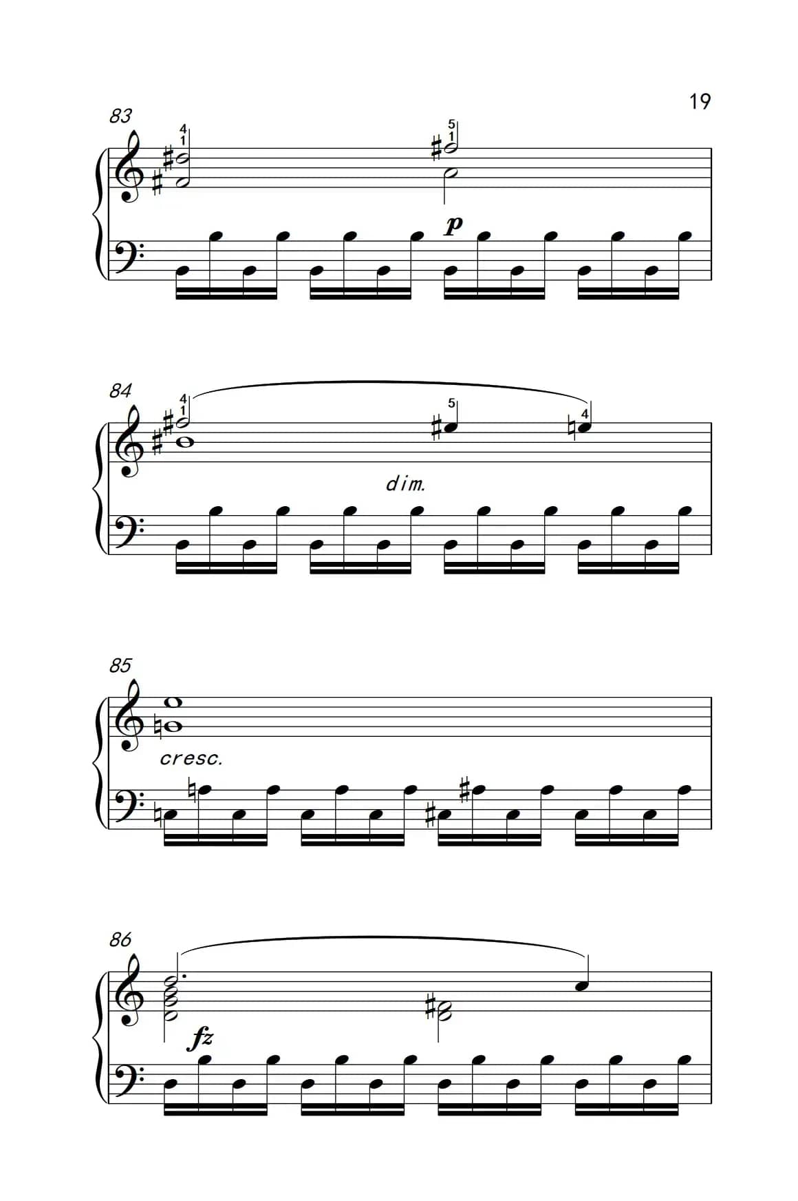 第九级1.C大调奏鸣曲 第一乐章 Hob.XVI 50（中央音乐学院 钢琴（业余）考级教程 7-9级）