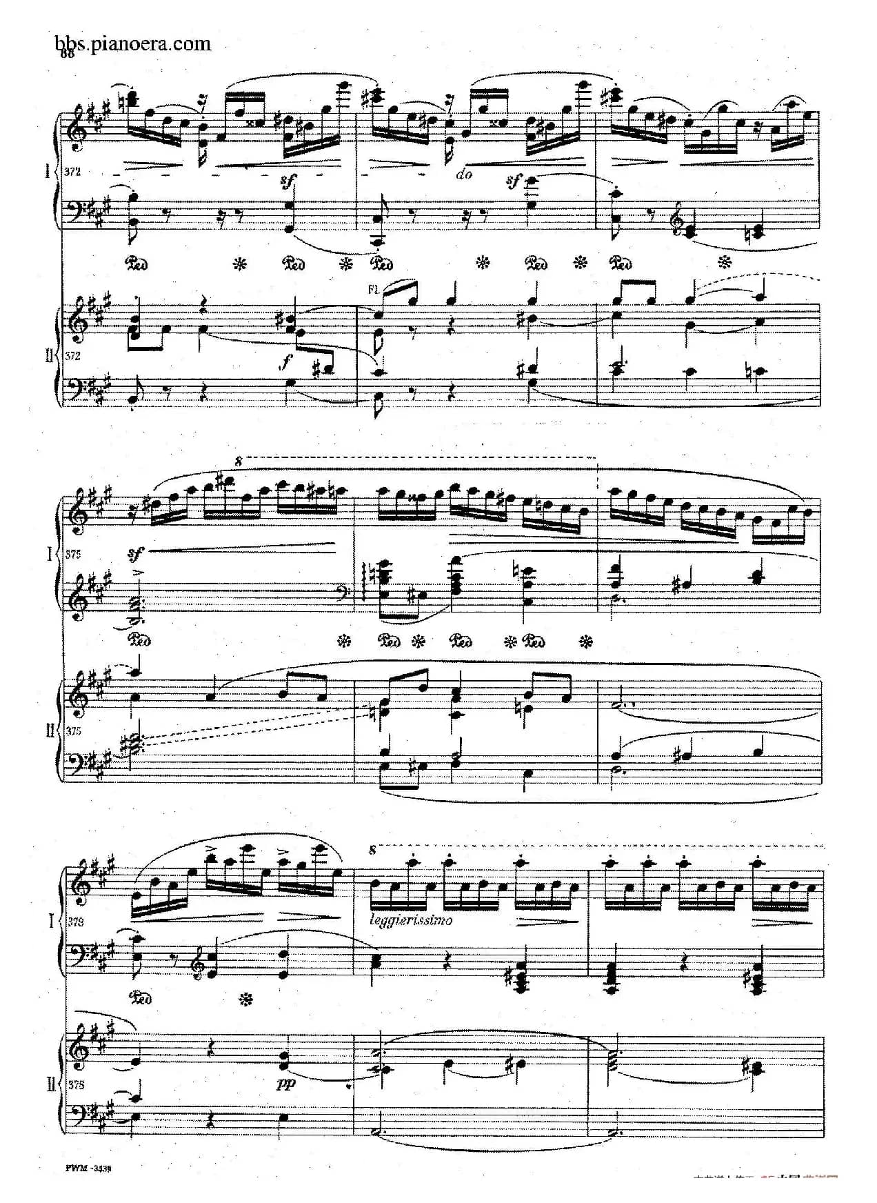 Grand Fantasy on Polish Airs Op.13（华丽的波兰民歌幻想曲·双钢琴版）