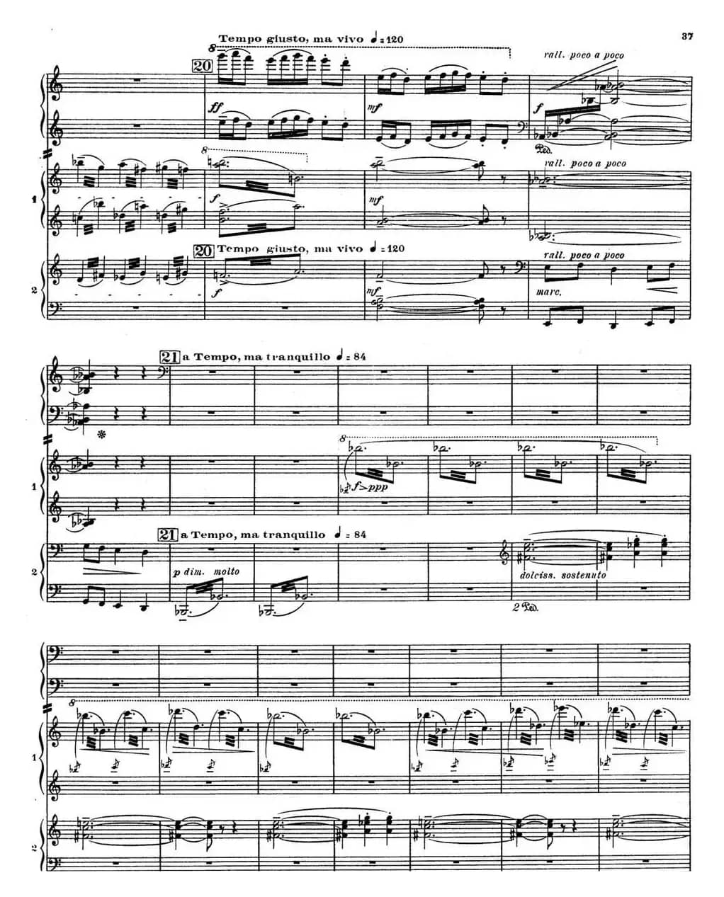 Nights in the Gardens of Spain 西班牙花园之夜 双钢琴版(Ⅱ-Danza lejana)