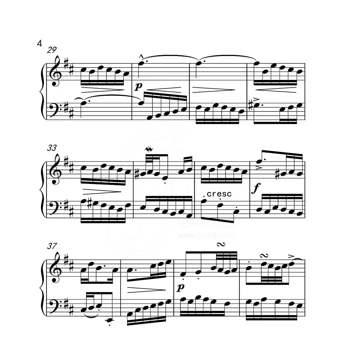 第五级A组 二部创意曲（中国音乐学院钢琴考级作品1~6级）