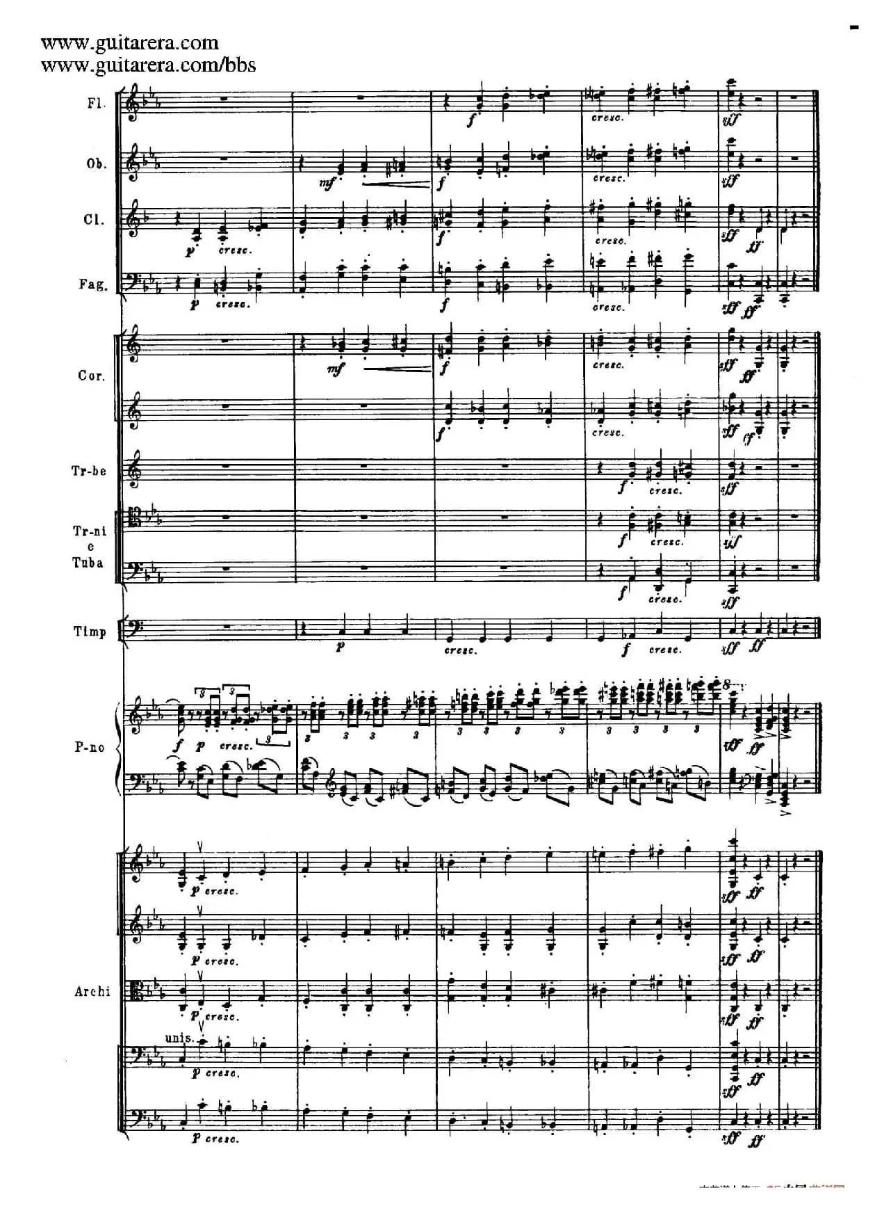 c小调第二钢琴协奏曲 Op.18（总谱·P37——45）