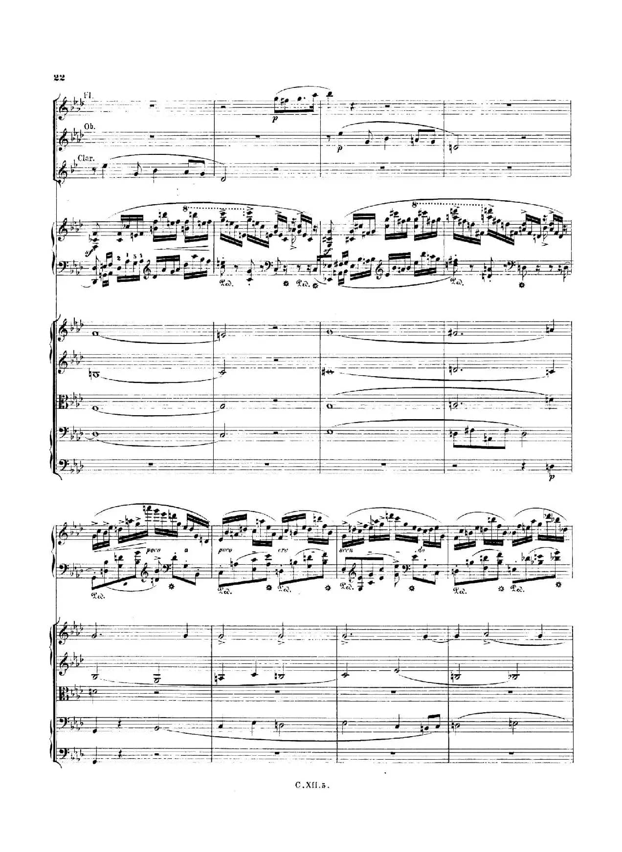 Piano Concerto No.2 in f Minor Op.21（f小调第二钢琴协奏曲·总谱）