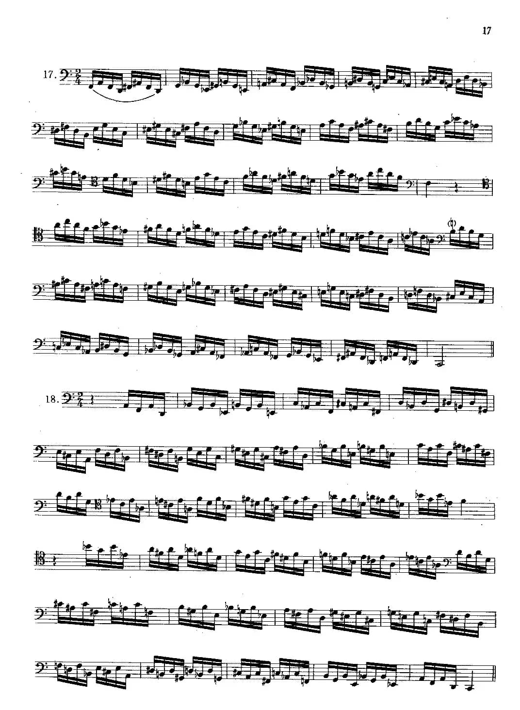 大管高级练习曲 第一部分 每日练习（11—20）