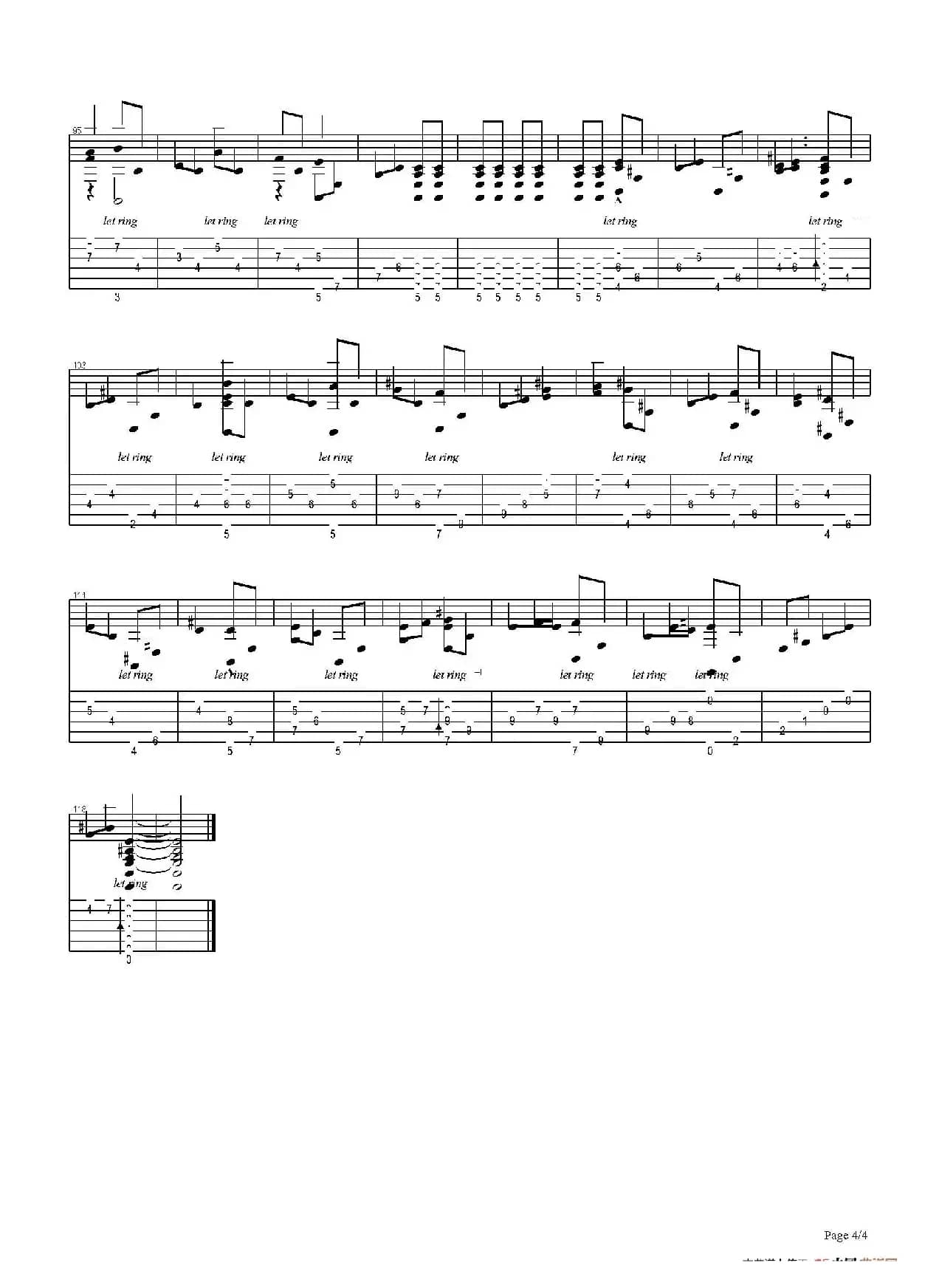 古典吉他：James Horner：Titanic