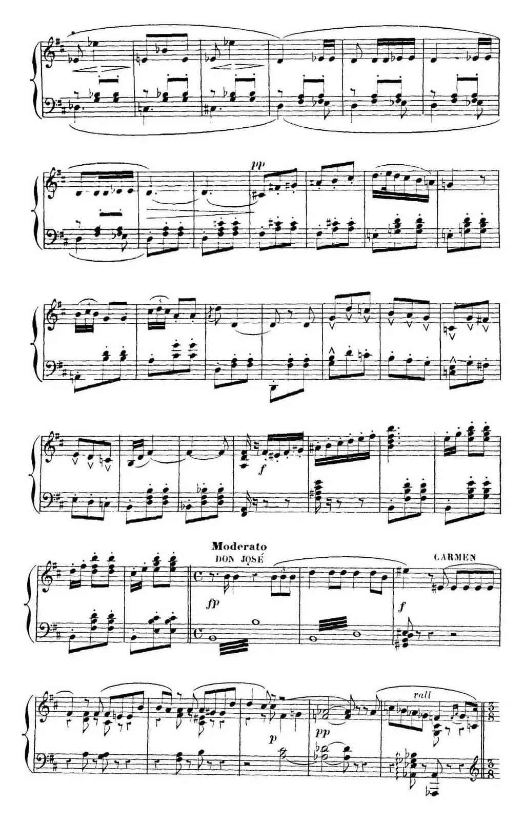 Carmen for Solo Piano（卡门全剧钢琴独奏版）（No.10）