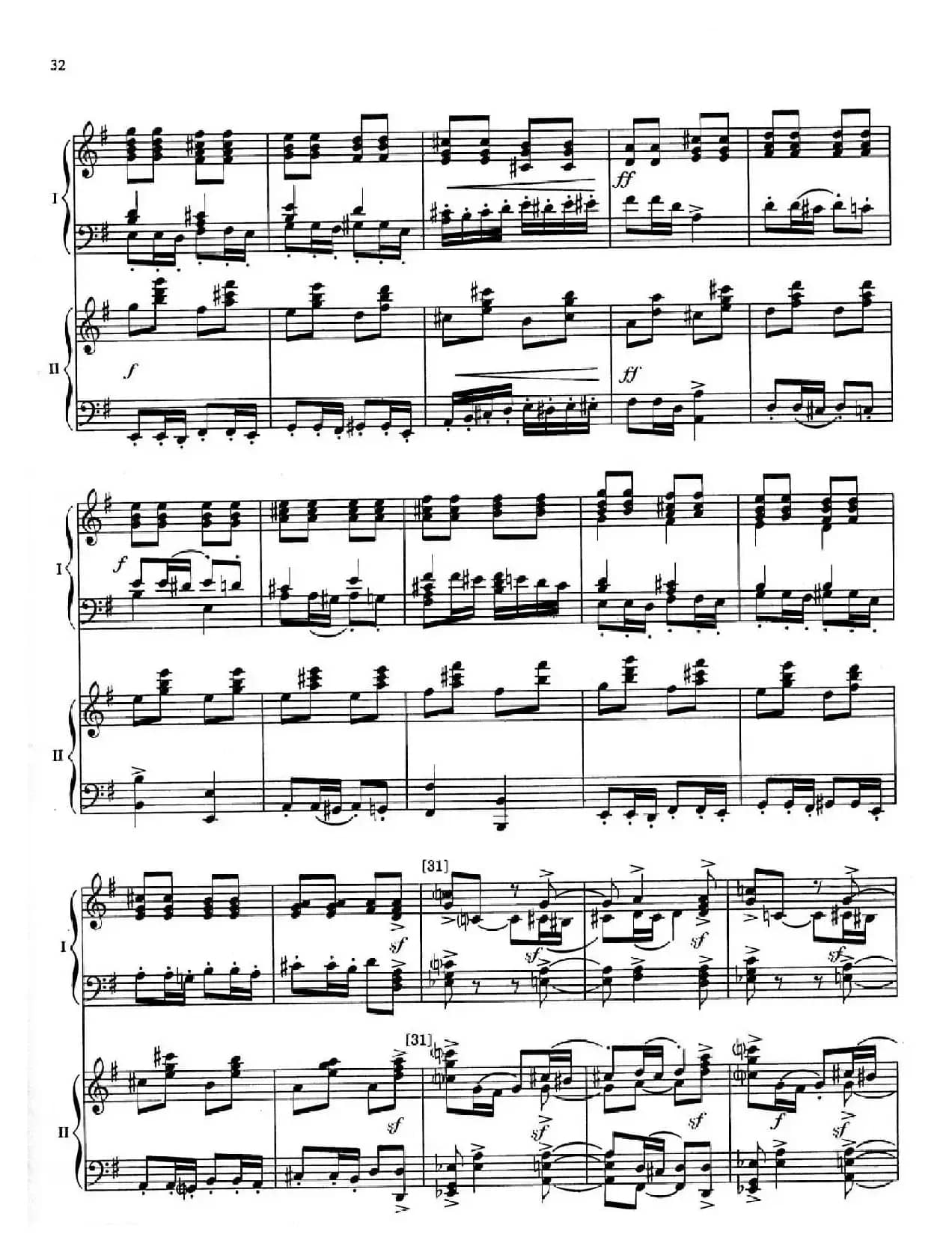 Nutcracker Op.71 芭蕾舞剧《胡桃夹子》(改编双钢琴版·第三部分)