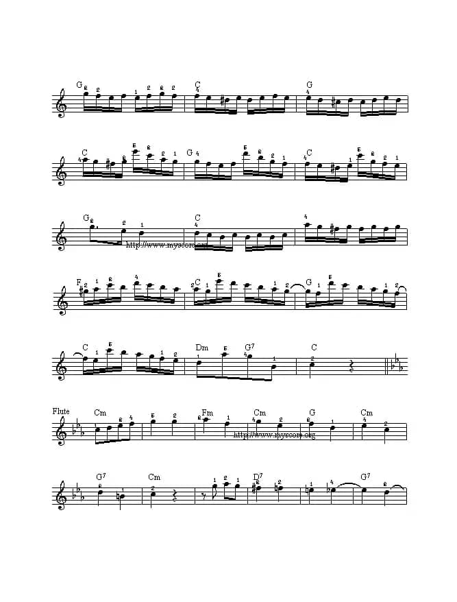 小星星变奏曲（莫扎特曲、大众乐谱制谱版）