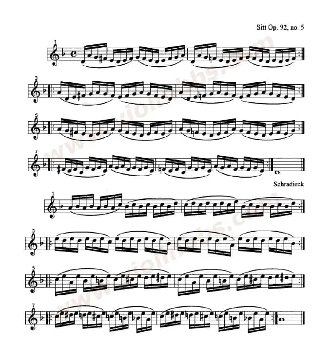 训练左手手指的颗粒性练习曲