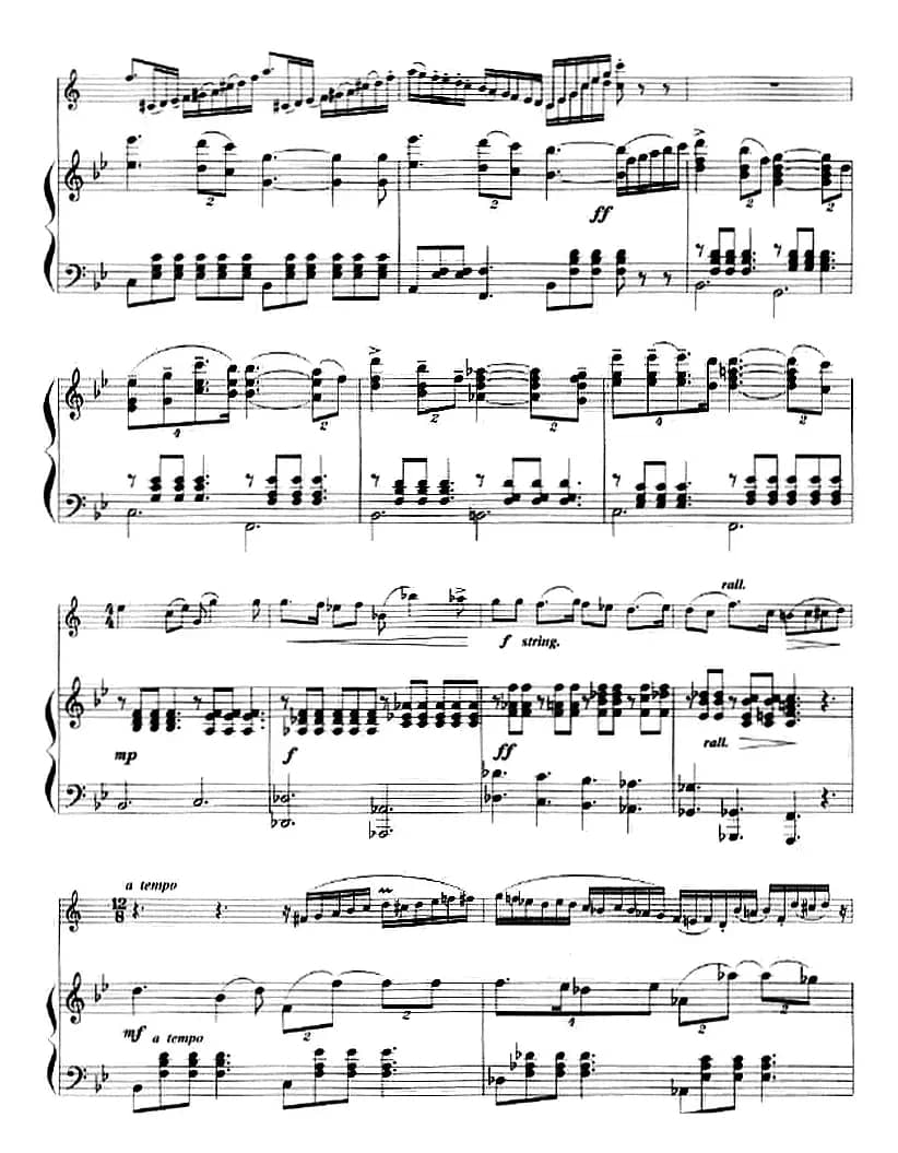 第一协奏曲（小号+钢琴伴奏）