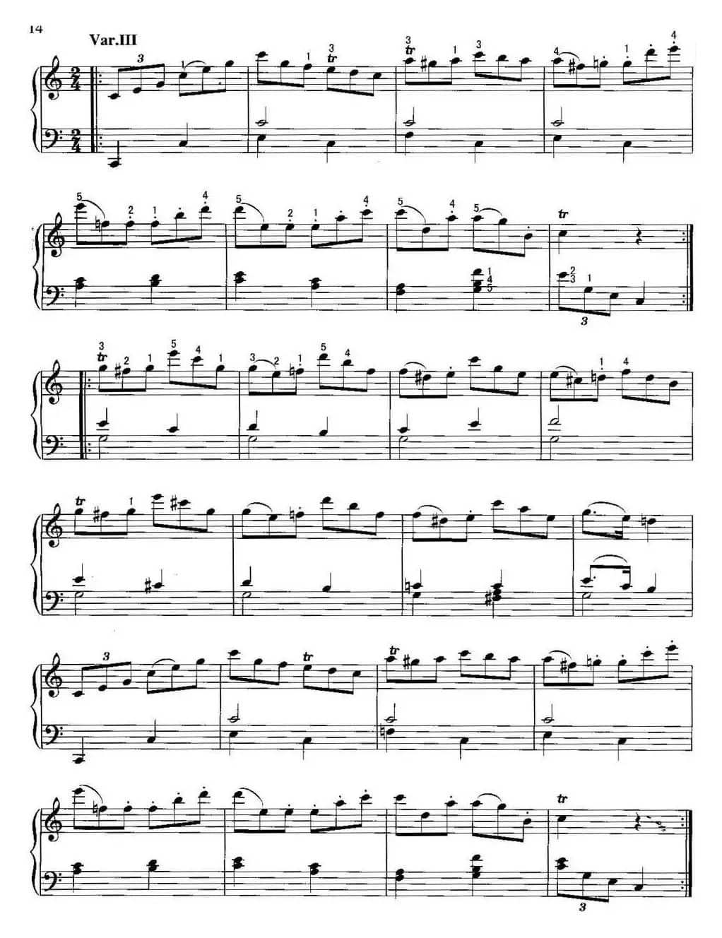 不可不弹的世界钢琴名曲：“星星”变奏曲