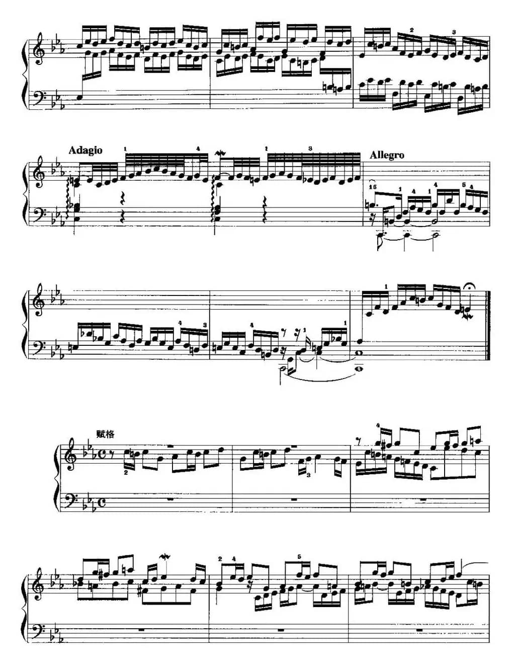 手风琴复调作品：c小调前奏曲与赋格